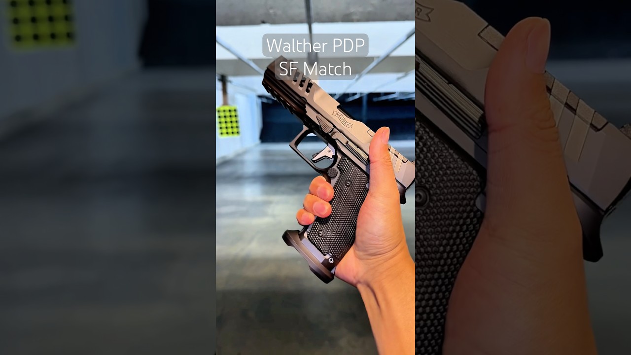 Dynamic Performance - Walther PDP SF Match 5 inch 9mm Pistol #waltherpdp #ironsight #handgun