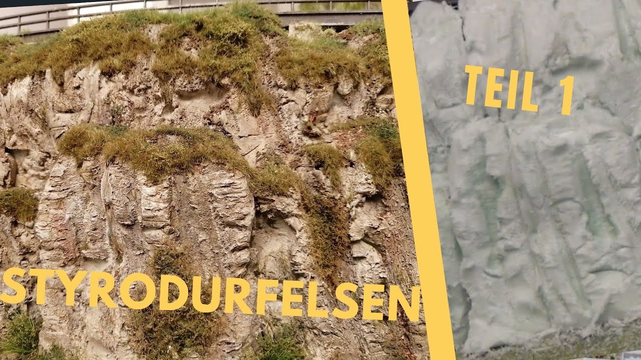 Felsen aus Styrodur | TUTORIAL | Teil 1