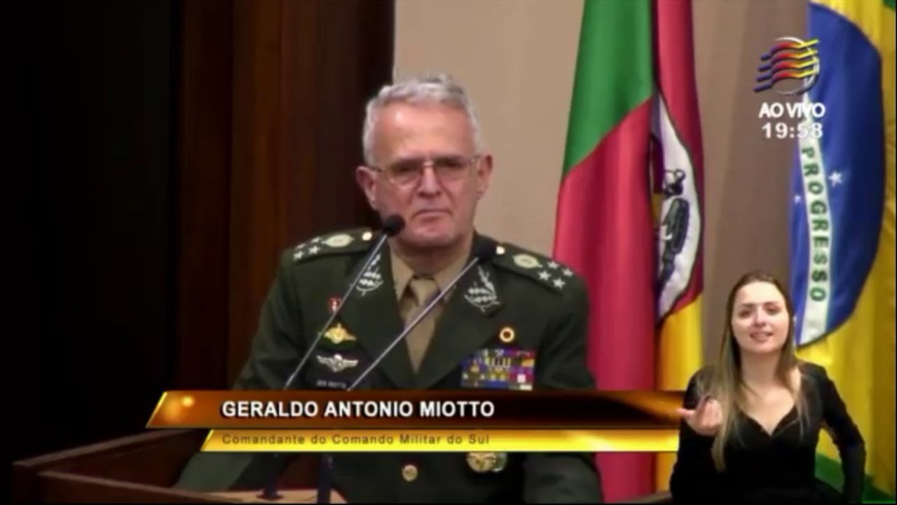 Pronunciamento do Comandante Militar do Sul na Câmara Municipal de Caxias do Sul