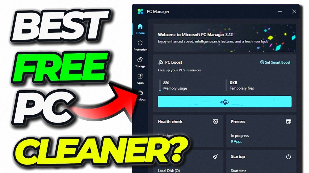 Дайте вашему ПК «УСКОРЕНИЕ» с помощью Microsoft PC Manager!
