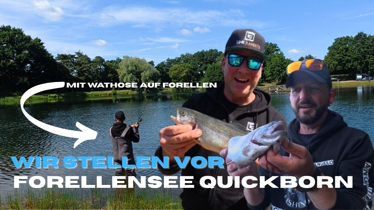 Forellensee Quickborn - bis zu 14 Meter tief! 🤩🐟🎣Ein Paradies für alle Angeltechniken 🫵