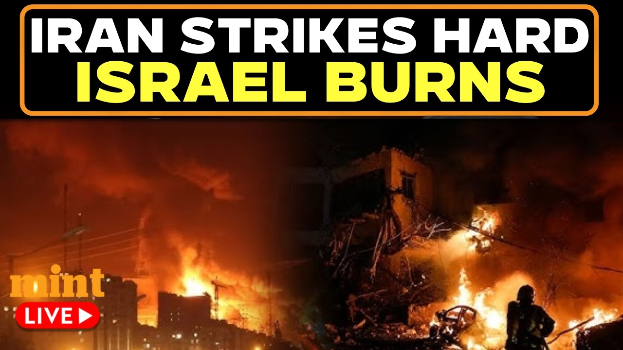 Iran Israel LIVE | Iran Launches Wave 94 Missile Barrage | Iran Targets Tel Aviv, Dimona In Strike