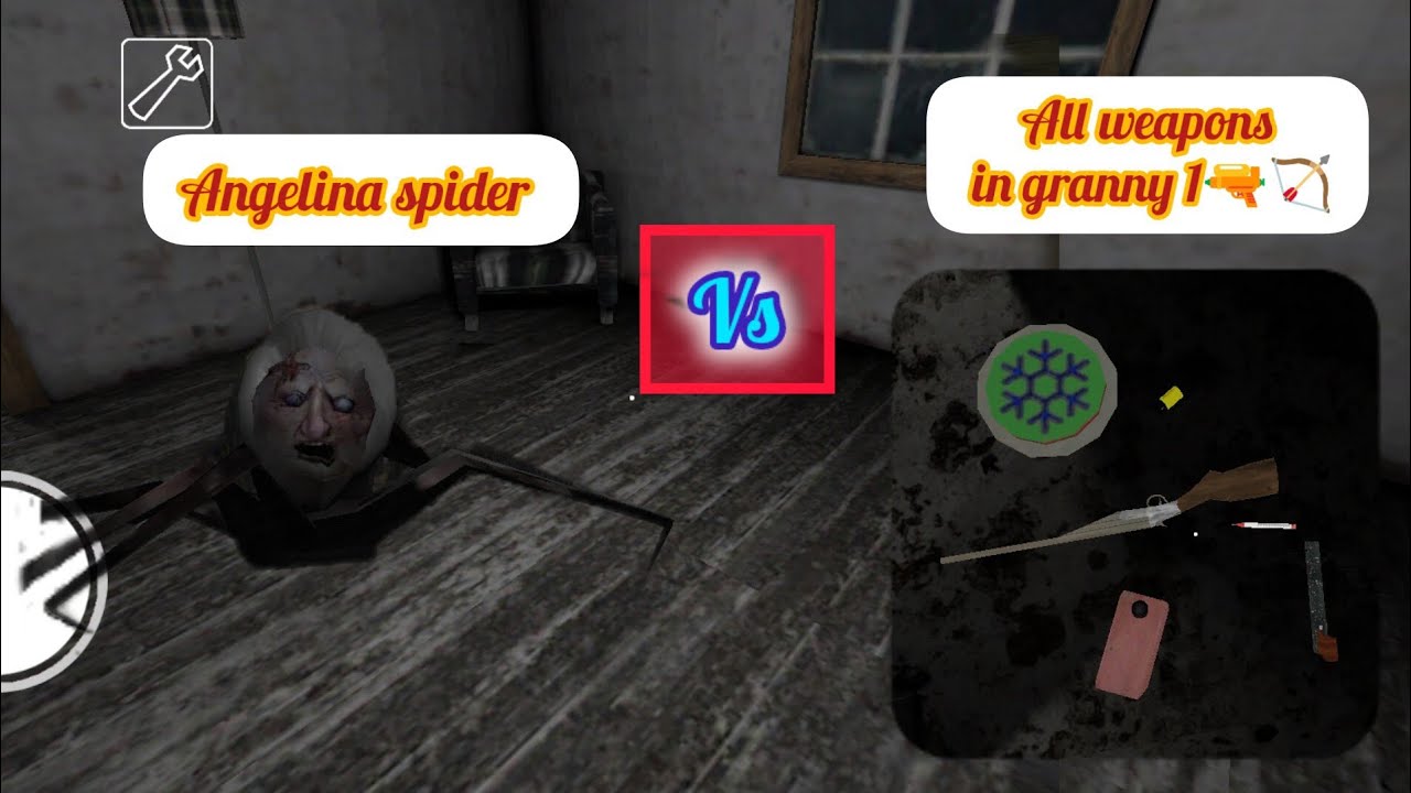 how to kill spider Angelina in granny|granny gameplay|granny sewer escape|#granny #gaming