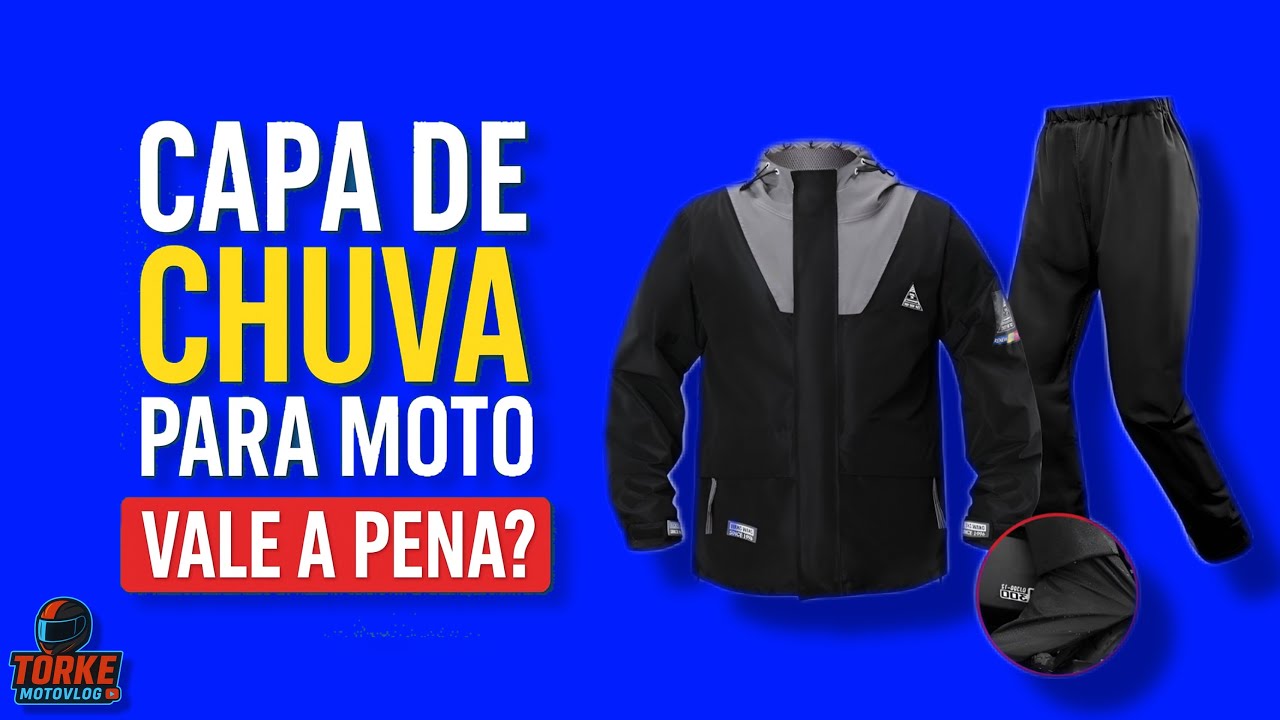 A MELHOR CAPA DE CHUVA PARA MOTOQUEIROS! Vale a Pena? 