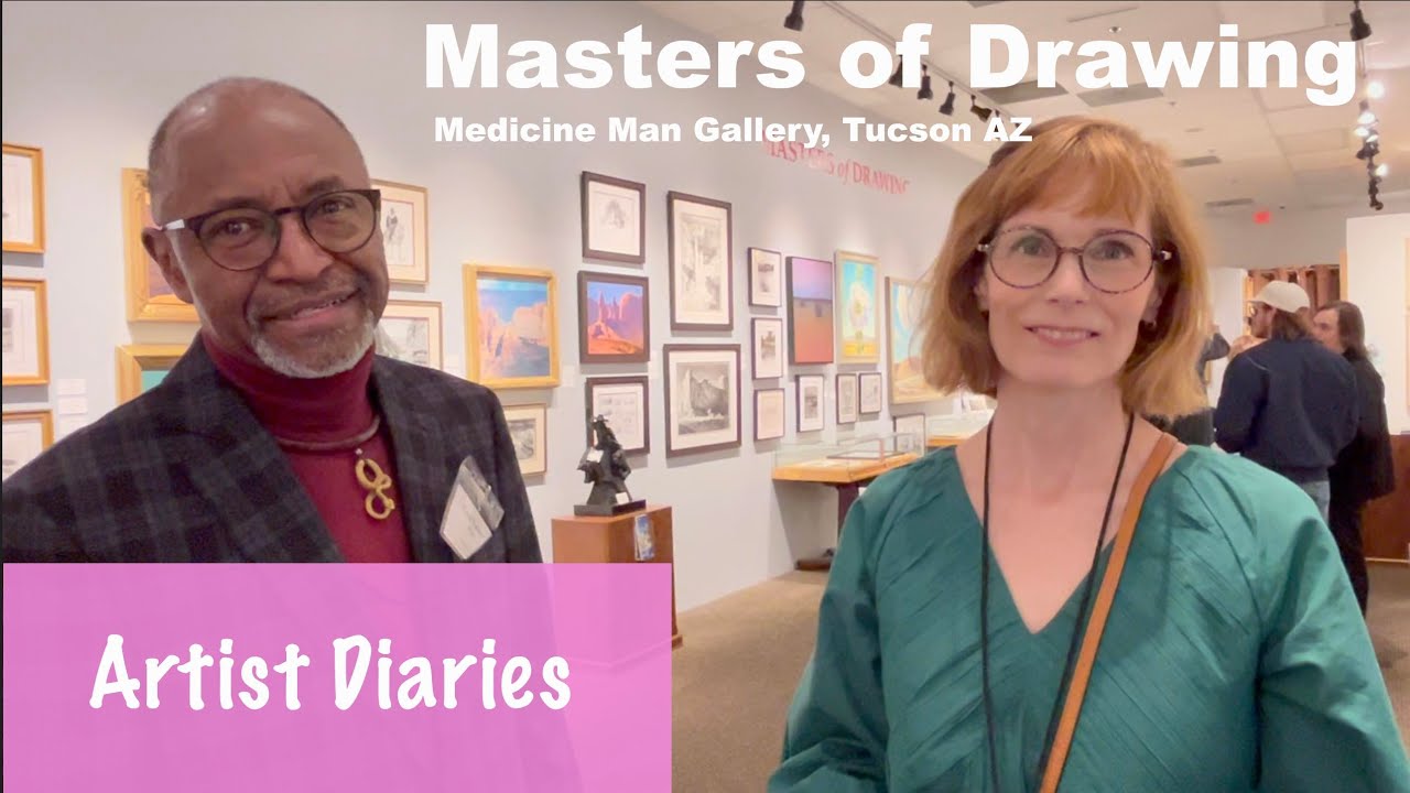Artist Diaries - The Masters of Drawing Show at Medicine Man Gallery