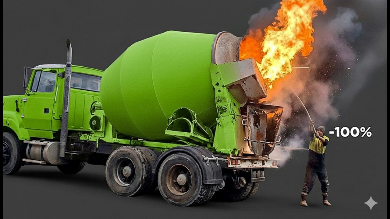 40 Tonnes de Béton Bloquées : Les Méthodes EXTRÊMES pour Sauver le Camion