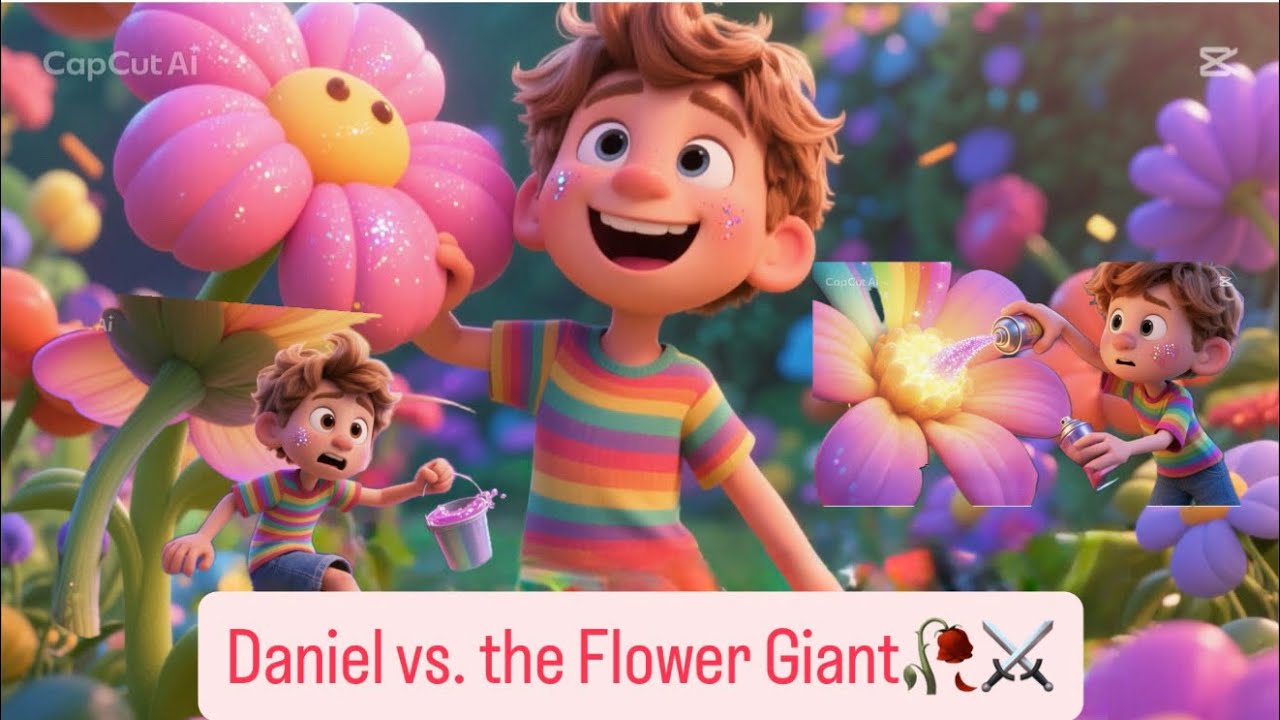 •	Daniel vs. the Flower Giant | A Magical Story 🌈