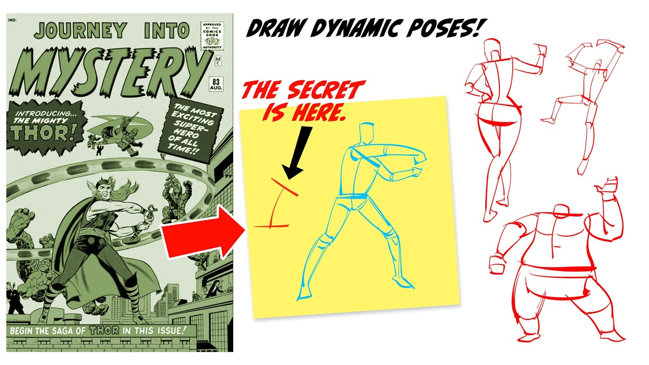 How to Draw Dynamic Poses Easily