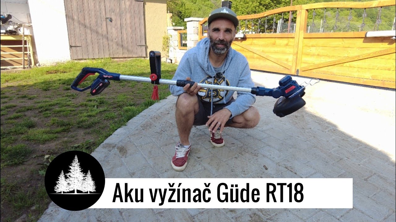 Aku vyžínač GÜDE - RT18 - TEST