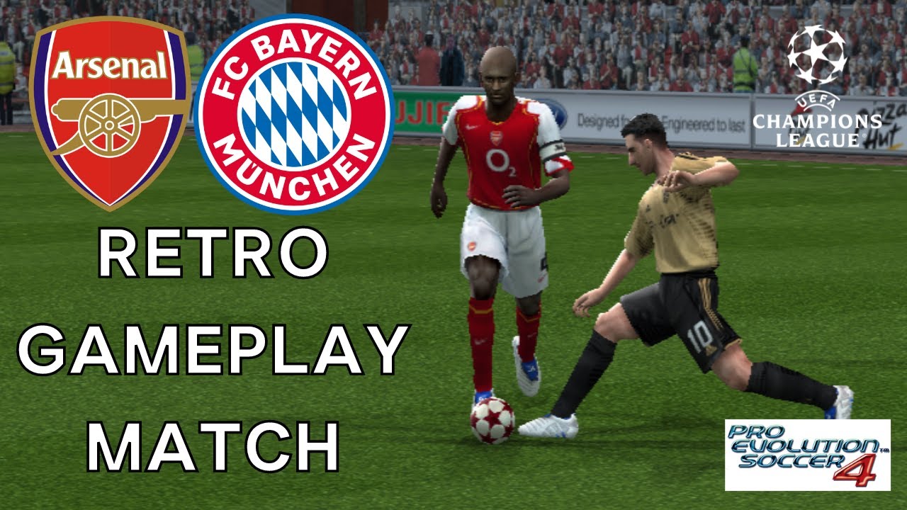 PES 4 Retro Match Remake - Uefa Champions League 2004/2005 - Arsenal vs Bayern Munich