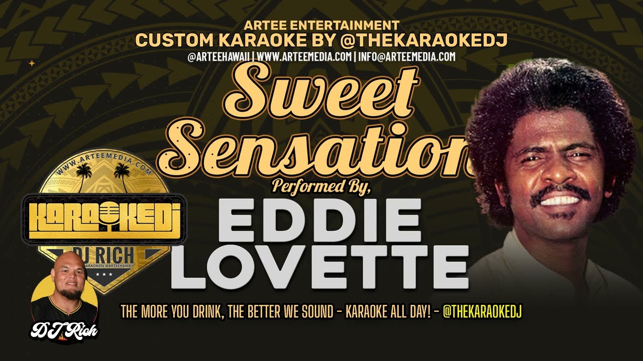 Eddie Lovette - Sweet Sensation (KaraokeDJ)