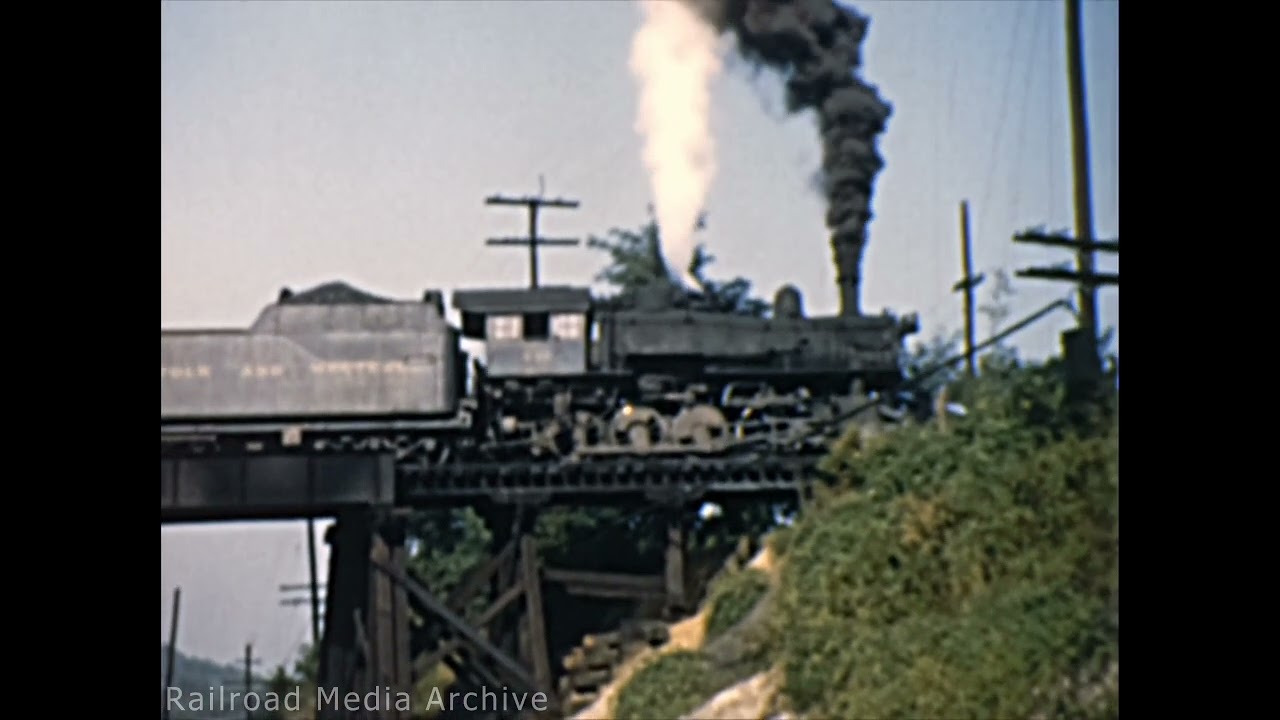 N&W Around Christiansburg Virginia (1950s)