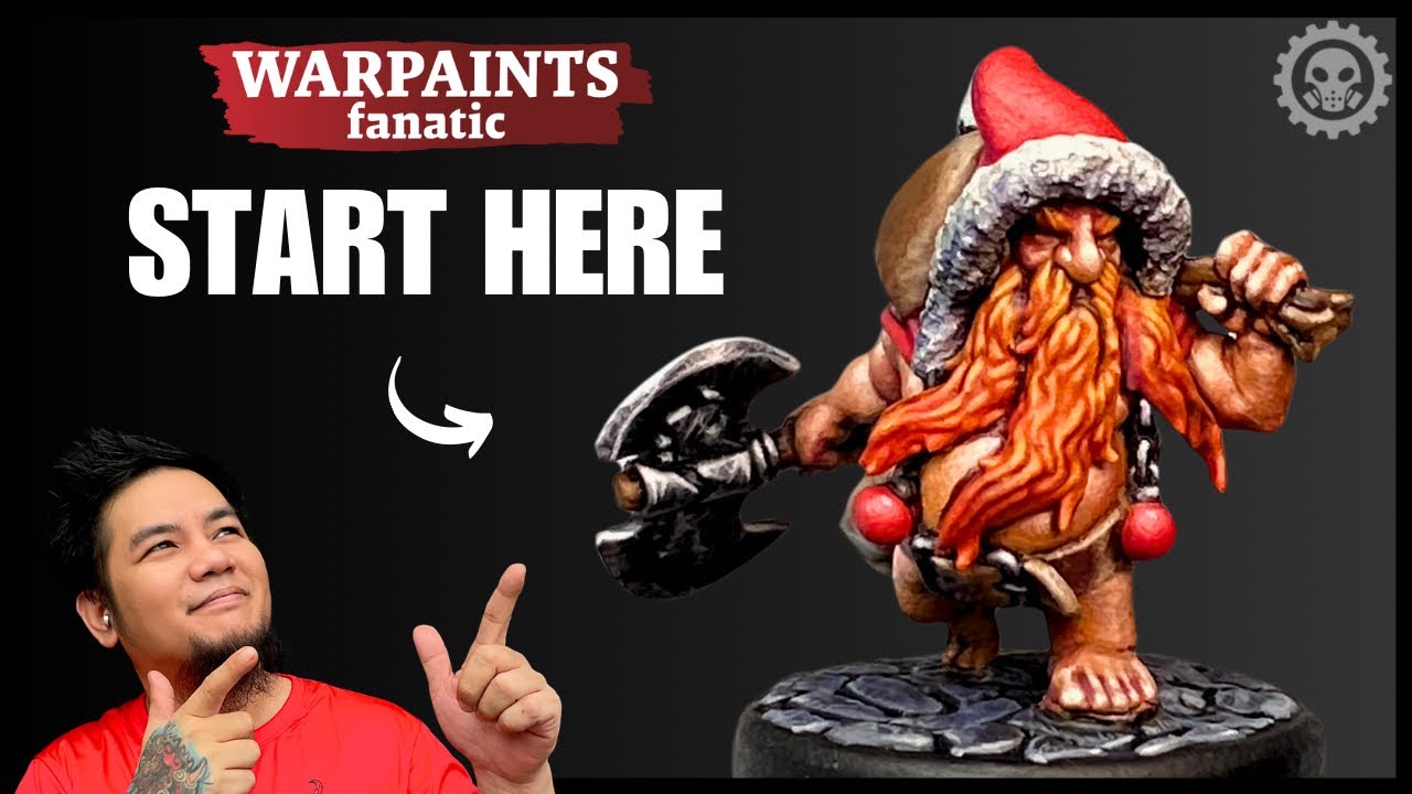 How to Paint Miniatures for Beginners 🎨Warpaints FANATIC
