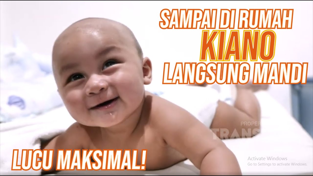 Kiano Langsung Mandi, Girang Nggak Bisa Diem Gitu! | KELUARGA BOSQUE (17/7/20) P2