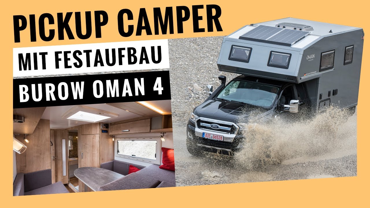 Pickup Reisemobil im Test – Das bietet der neue Burow Oman 4