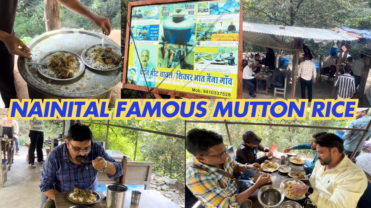 Chandan Shikar Bhaat Nainital  I Nainital famous food I Nainital Street Food I Nainital Food Tour I