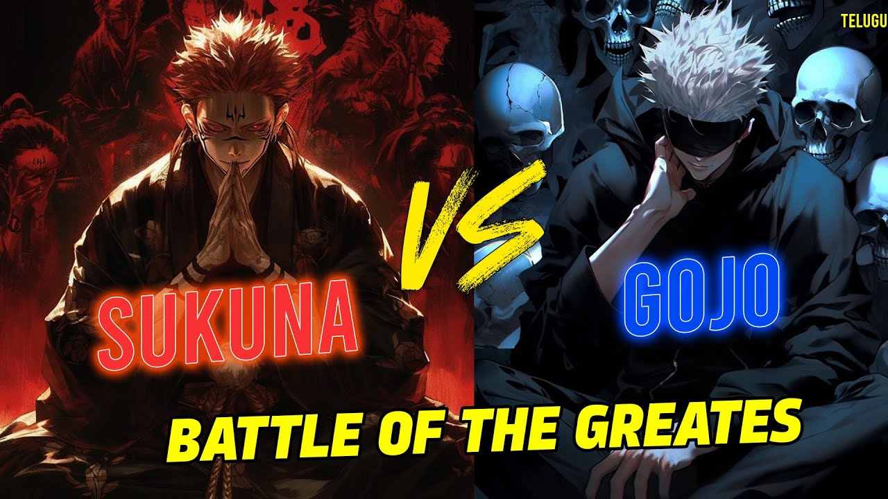 sukuna vs gojo full battle explained in telugu | battle of the greates