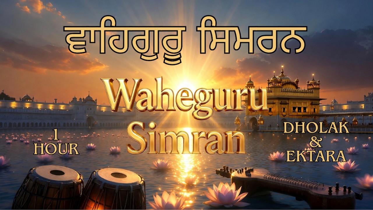Waheguru Simran 1 Hour Energetic Version | Dholak Ektara Beats | ਵਾਹਿਗੁਰੂ ਸਿਮਰਨ ਉਤਸ਼ਾਹੀ ਜਾਪ 🙏
