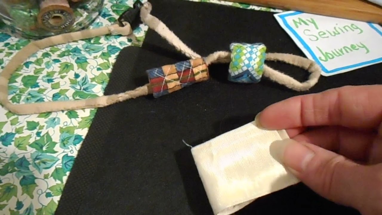 Quilted Fabric Beads