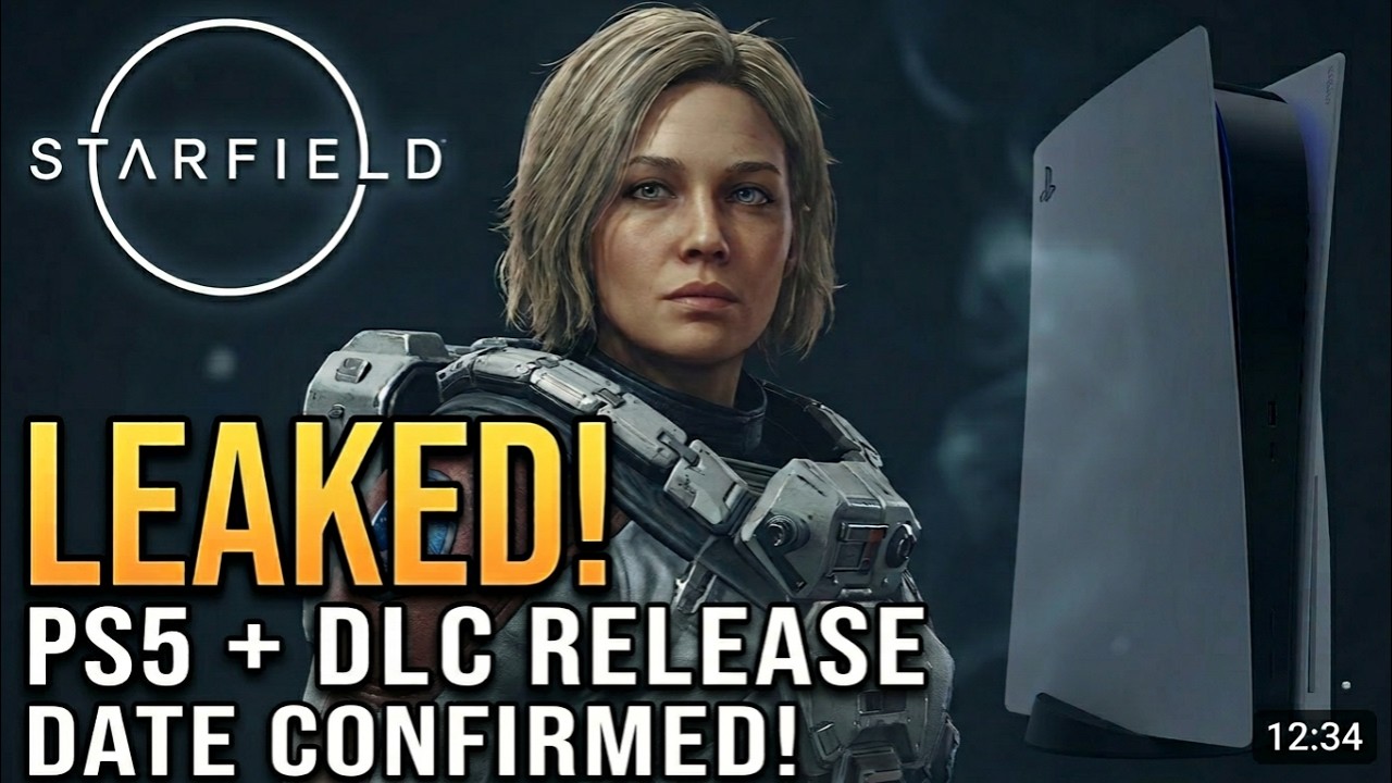 Starfield PS5 RELEASE DATE And LEAKED Showcase Details!