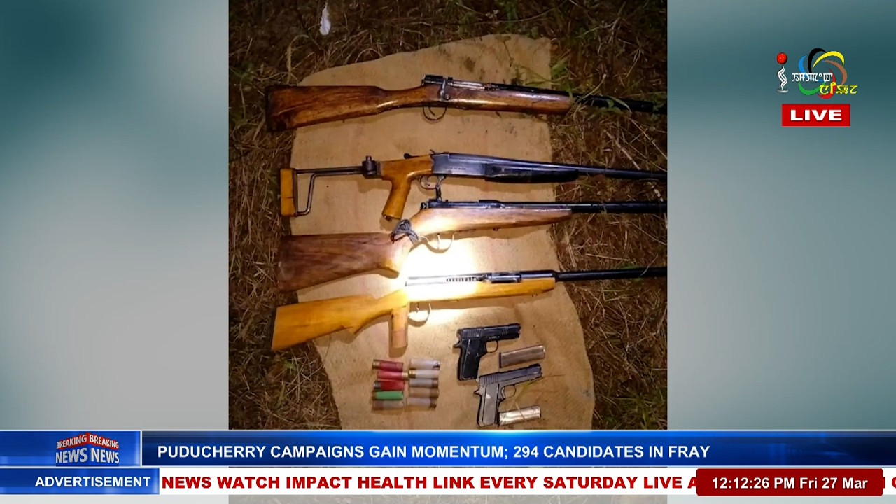 SECURITY FORCES CONTINUE SEARCH ACROSS DISTS; ARMS RECOVERED