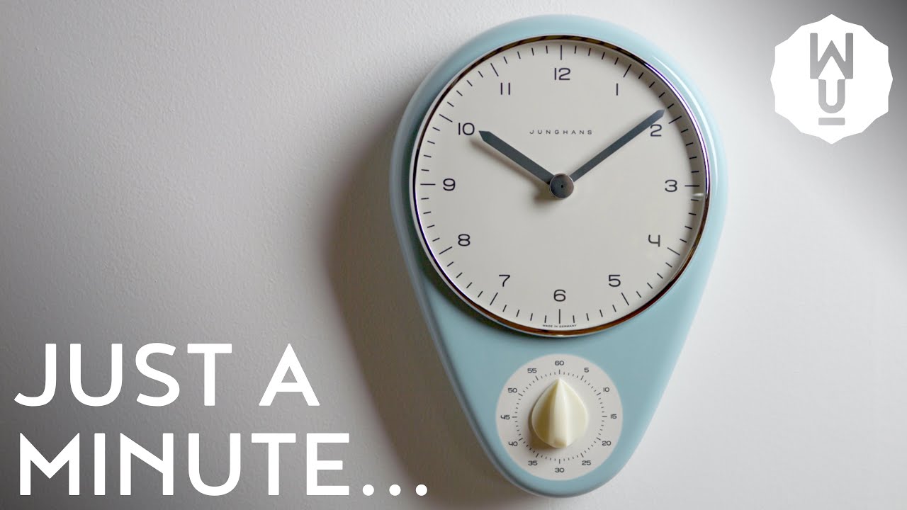 Just a Minute... Junghans Max Bill Kitchen Clock Overview | Windup Watch Shop