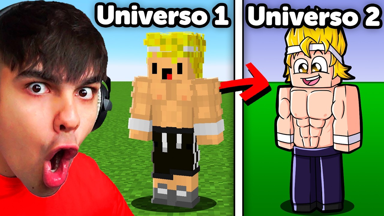 Trolleé a Mi Amigo con MULTIVERSOS en Minecraft
