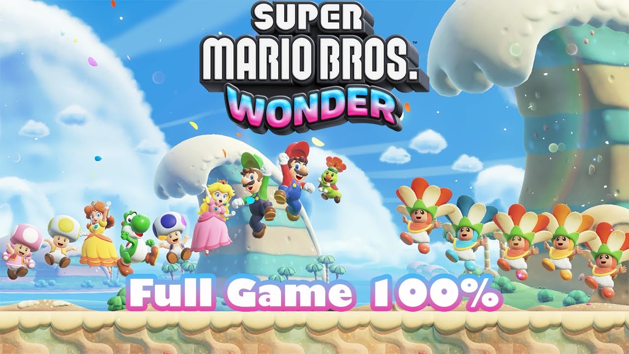 Super Mario Bros. Wonder - Full Game 100% (Online)