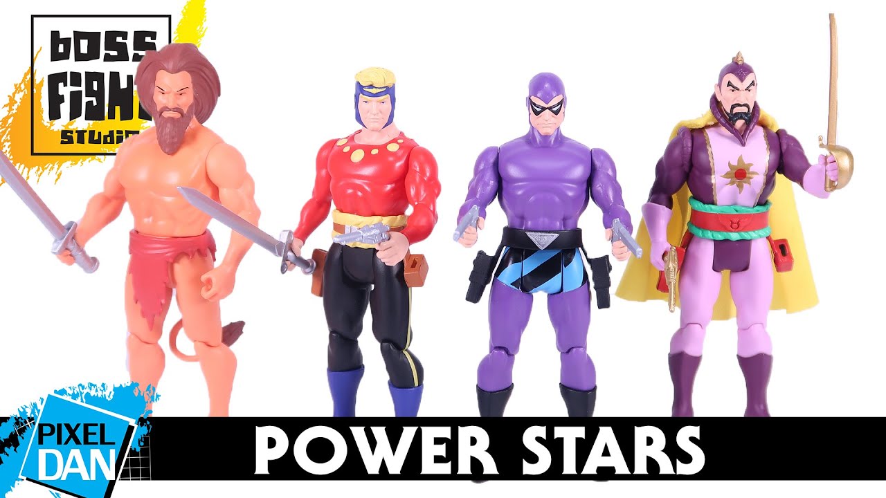 POWER STARS | Gorgeous Homage to Super Powers Action Figures from Boss Fight Studios