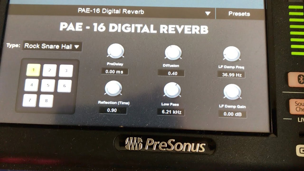 Как звучат эффекты на Presonus StudioLive 24 Series III?