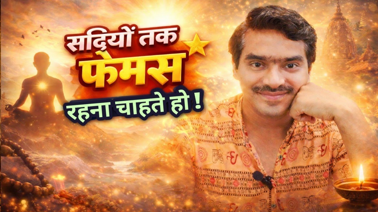 फेमस होना चाहते हो...? प्रसिद्धि की भूख कैसे मिटेगी..? चौंकाने वाला सच सुनिए...