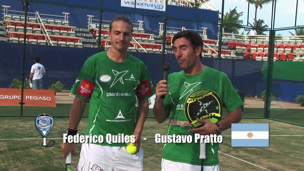 Fede Quiles - Gustavo Pratto, Mundial de Padel 2012, Riviera Maya, Aventura Palace