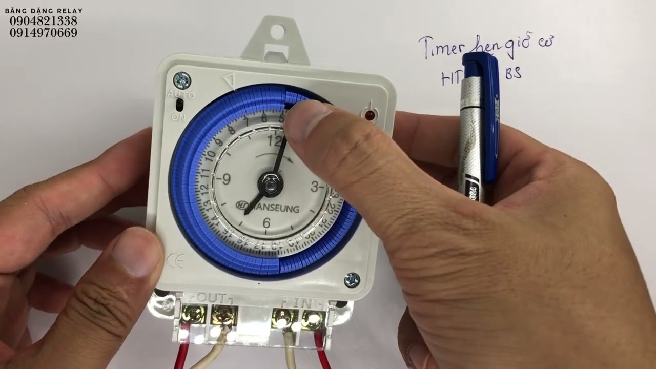 HTS-24BS Hanseung timer hẹn giờ cơ hướng dẫn sử dụng nhanh