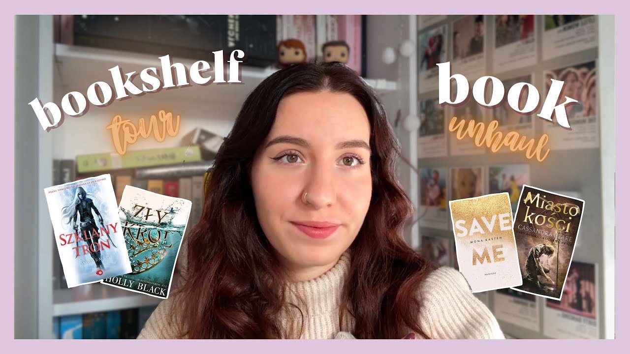 BOOKSHELF TOUR + BOOK UNHAUL w domu rodzinnym 🏠📚
