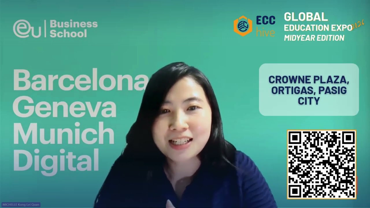Meet Ms. Michelle from EU Business School in the Global Education Expo 2026 Midyear Edition!