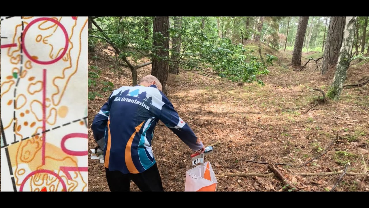 Orienteering in Rørvig Sandflugtsplantage - Odsherred Orienteering Open 2025 (4K)