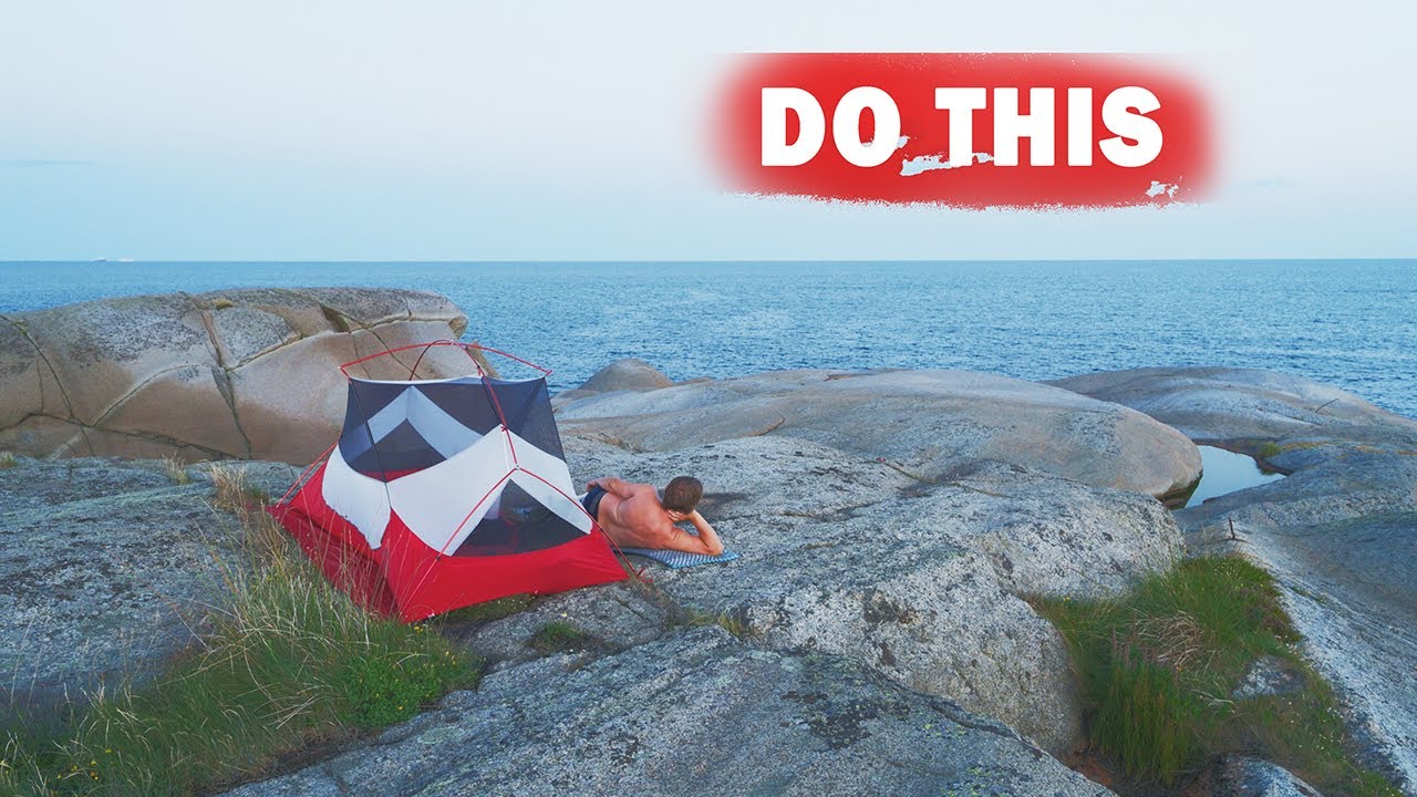 24 Hours Alone On A Deserted Island | Solo Hiking In NORWAY