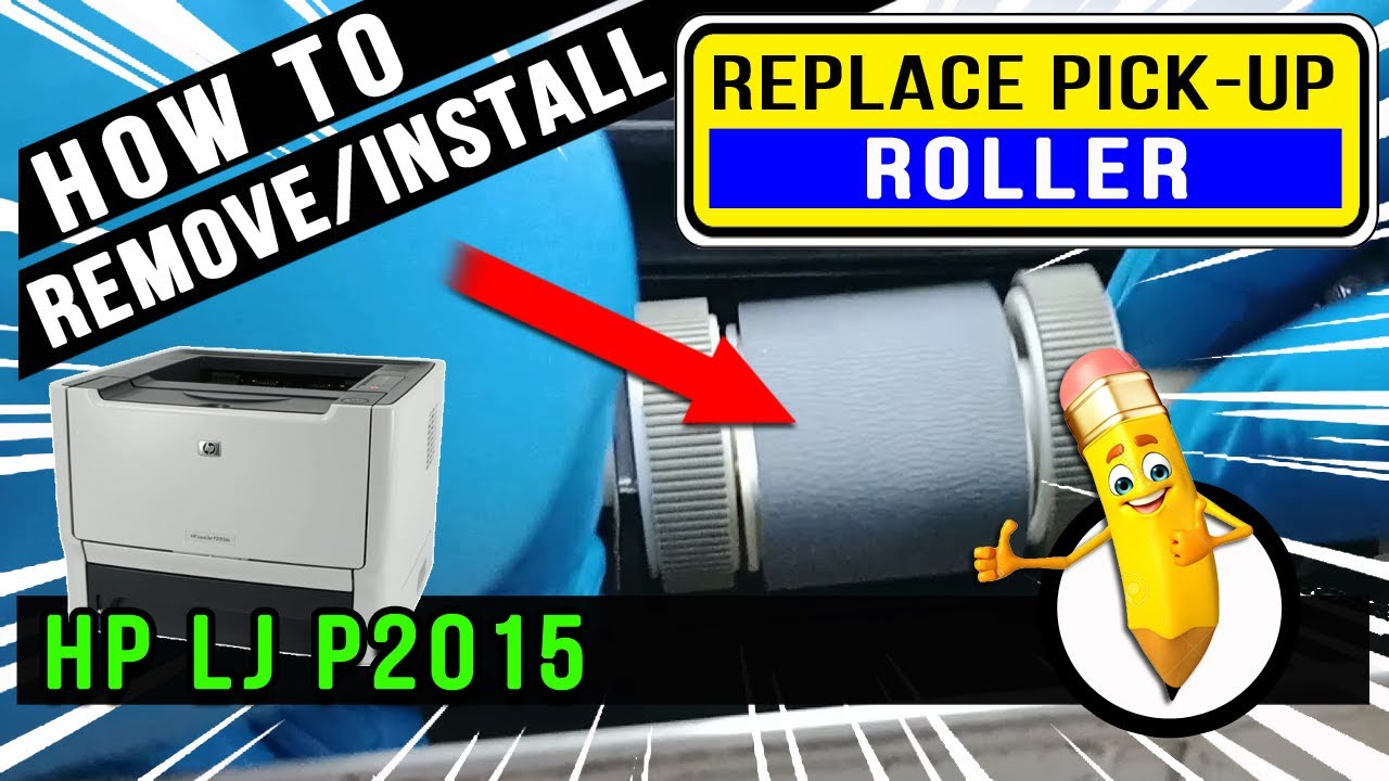 How To Remove & Install | Pick-Up Roller | HP LASERJET P2015