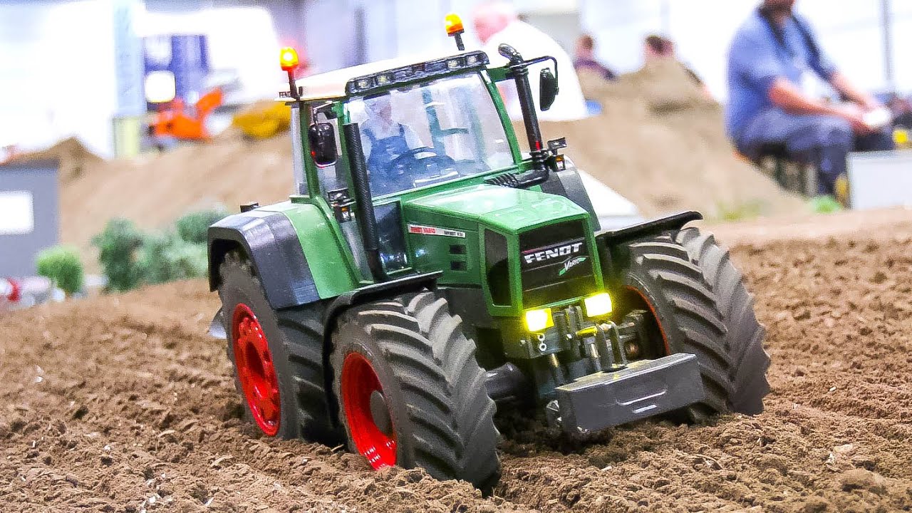 GREAT RC TRACTOR COLLECTION!! RC TRACTORS, RC TRUCKS, RC WHEEL LOADER LESU MCL8, RC FENDT 1050