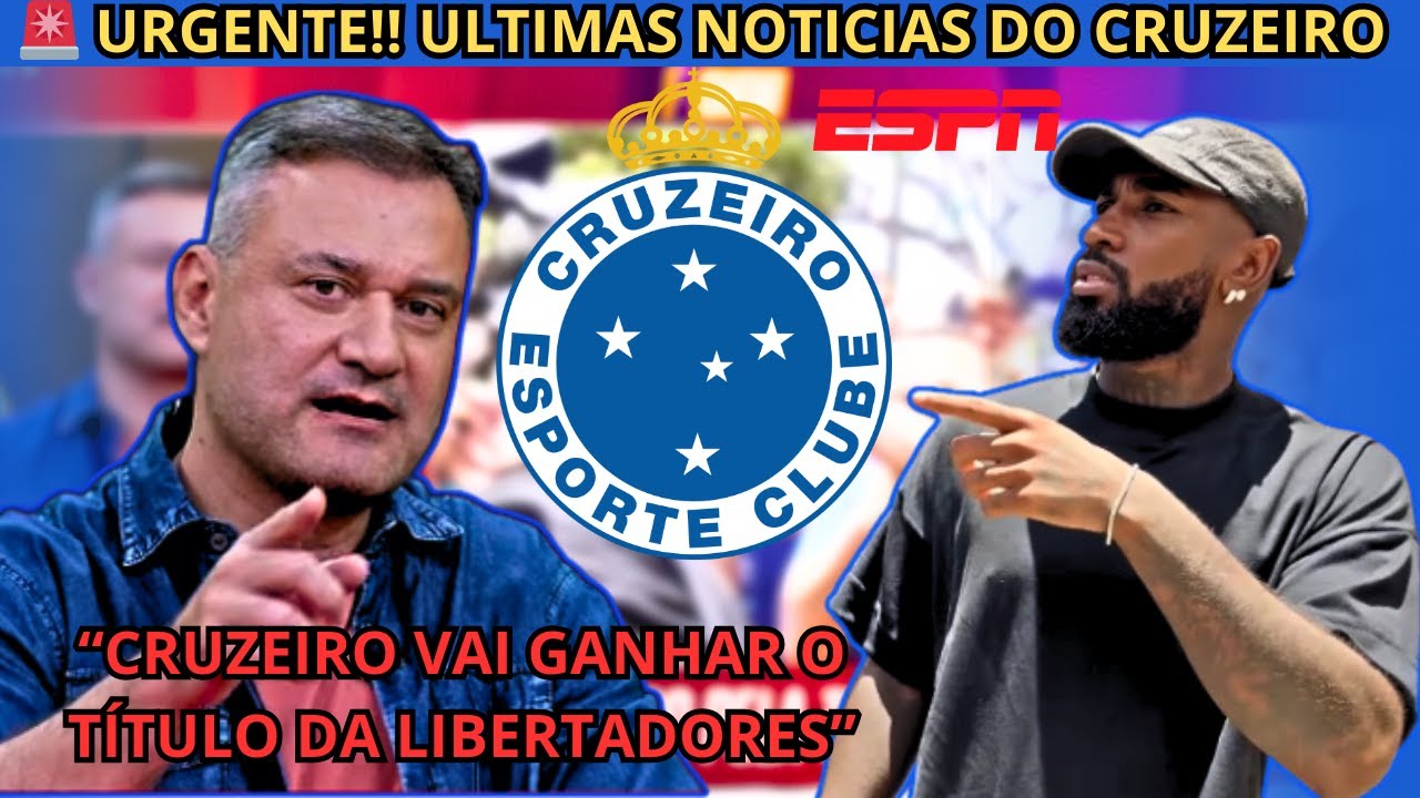 URGENTE!🚨GERSON na TOCA da RAPOSA, comentaristas da ESPN falam de GERSON no CRUZEIRO!💙