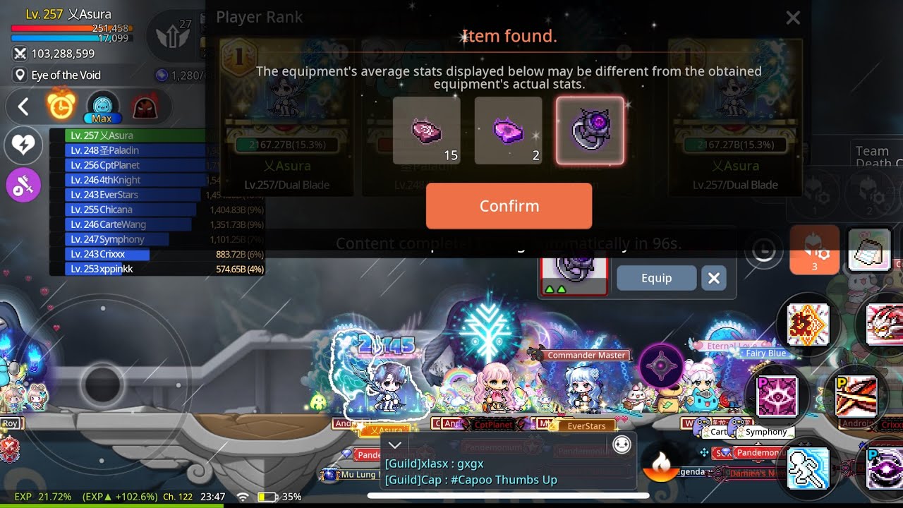 Maplestory M DualBlade Will+Gloom