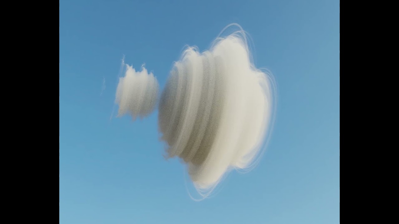 A 4D Quaternion Mandelbrot Passing Through our 3D World