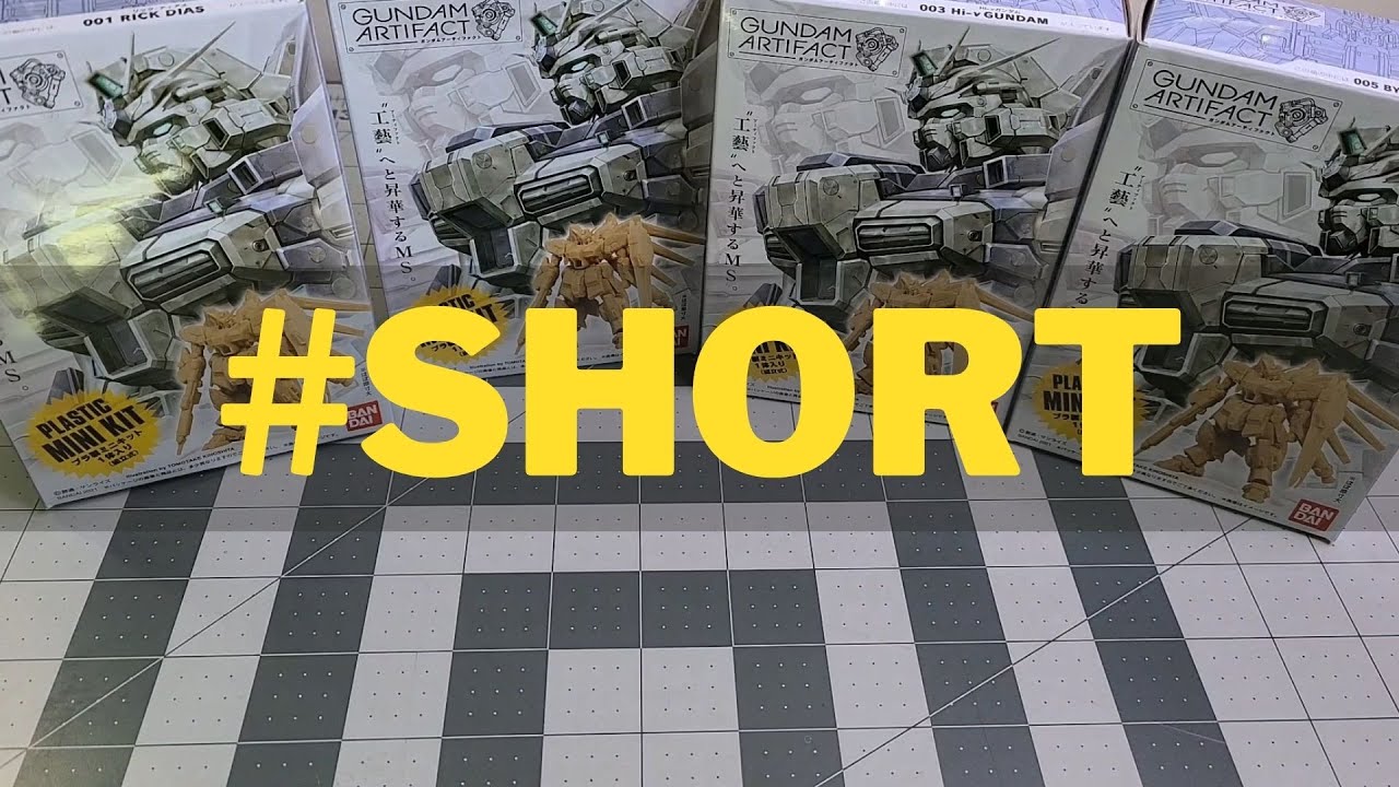 Shokugan Gundam Artifact Plastic Mini Kit #Short | UNBOXING