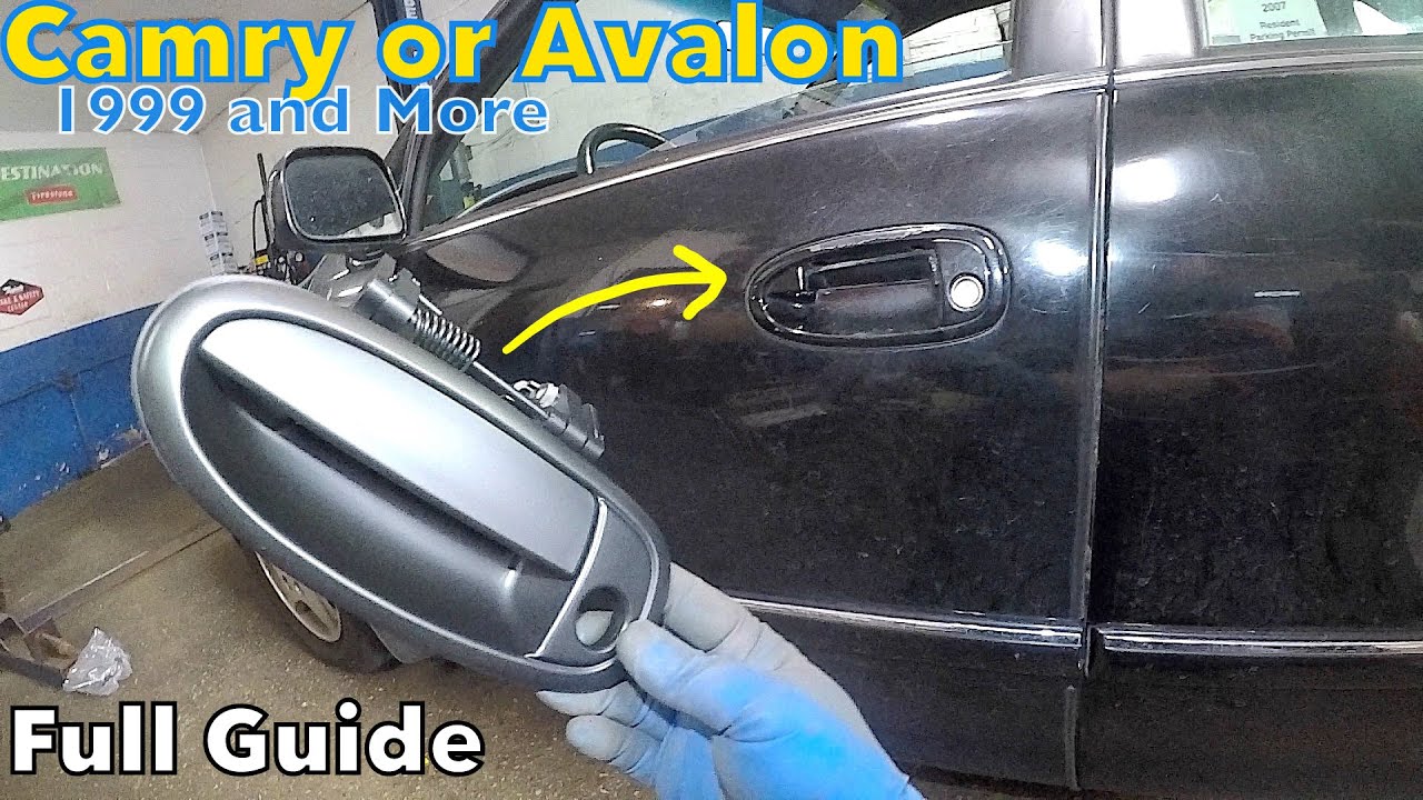 Toyota Camry or Avalon door handle replacement easy DIY