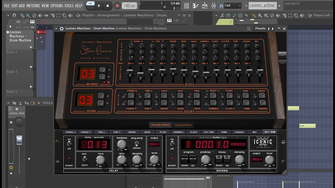 Levine's Machines Drum Machine – Iconic Instruments | Classic 80s Drum Machine Plugin Sound Demo