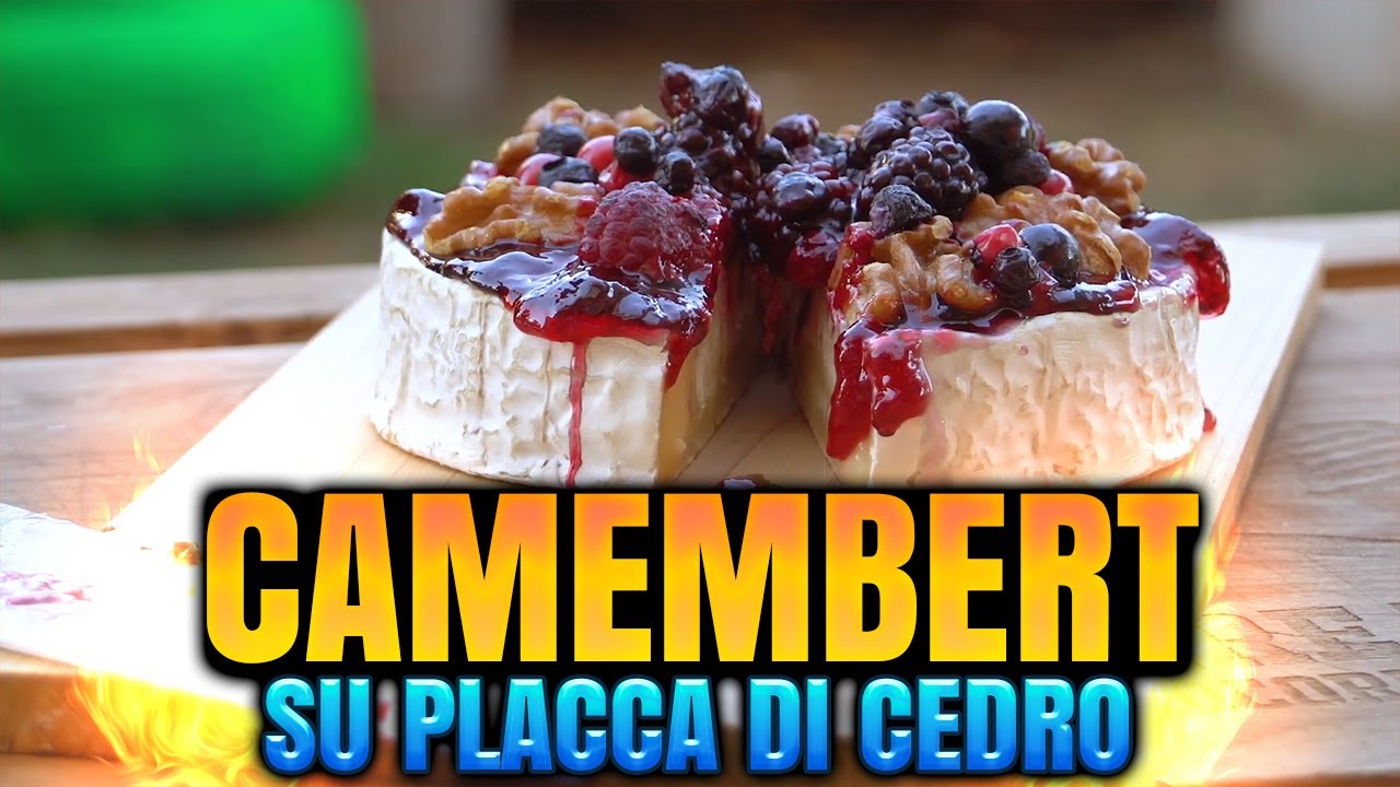 Ricetta Camembert  su placca di Cedro al BBQ | Camembert | Placca di cedro  |  Grigliare Duro