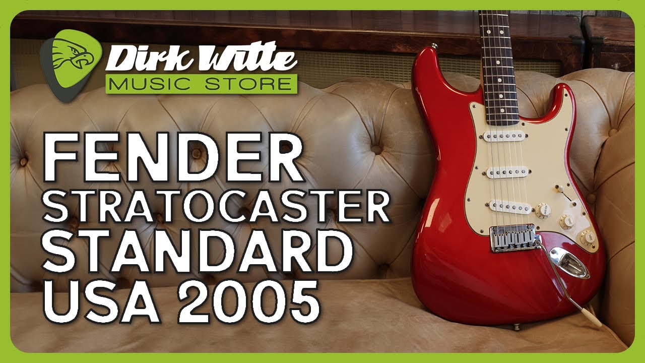 Dirk Witte | 2005 Fender Stratocaster Standard USA Candy Apple Red
