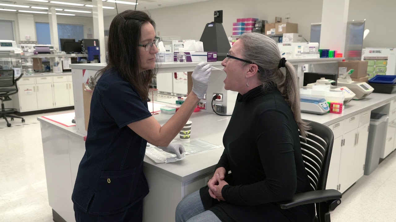 Dry Buccal Swab Sample Collection