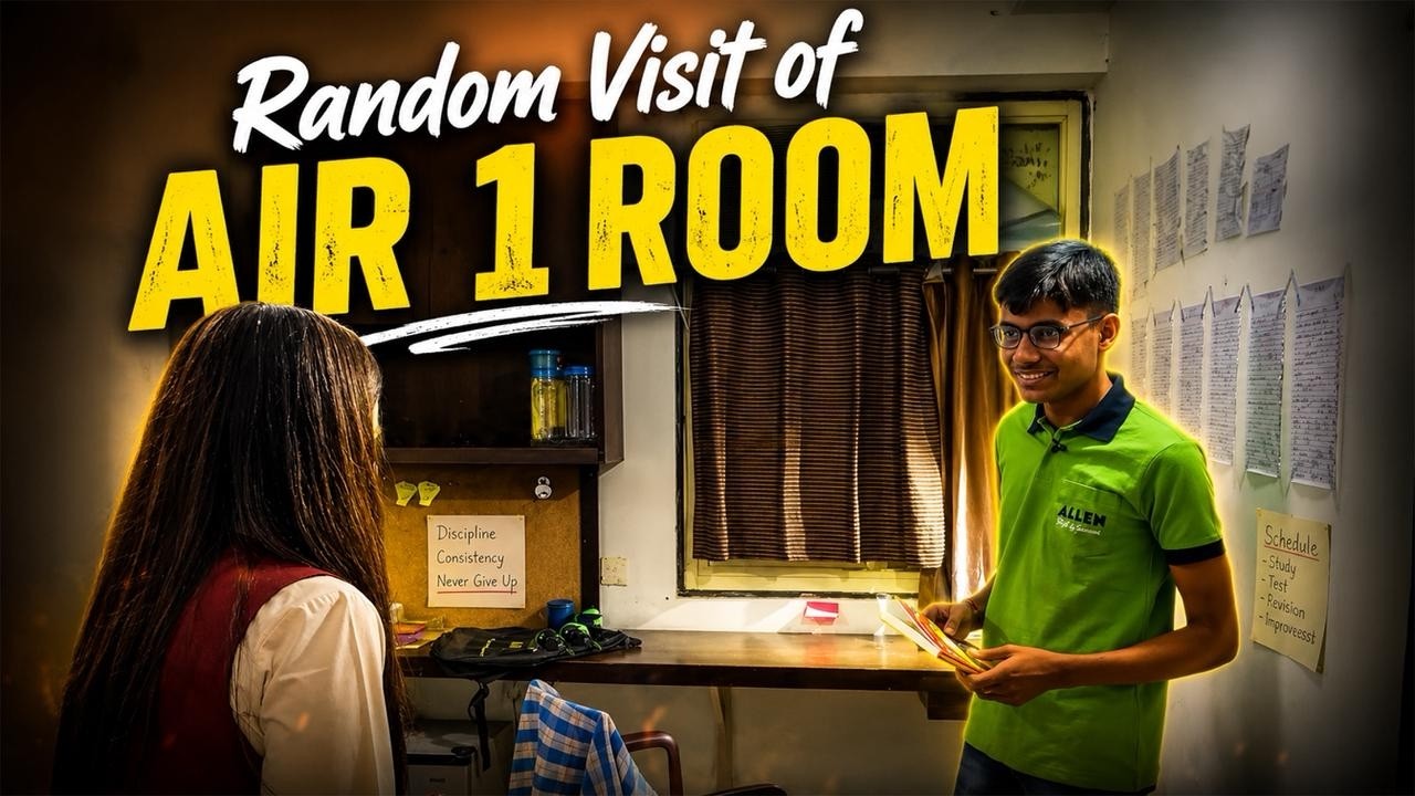 Surprise Room Raid of JEE Advanced AIR 1! 😱 Inside Shubham Kumar&rsquo;s Kota Hostel