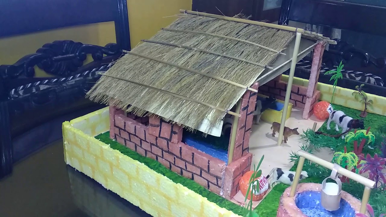 Simple  project on Animal  Home - Cow Shed